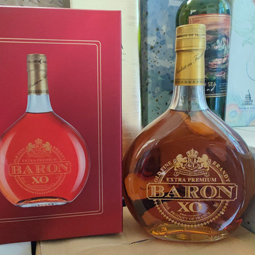 洋酒法国进口贝伦XO白兰地brandy40度酒洋酒烈酒礼盒装1瓶单支装