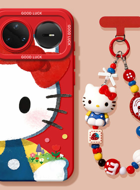 适用华为nova14手机壳nove15新款nove13pro硅胶novo11挂绳ultra高级note10se全包5防摔9/8卡通凯蒂猫12女6套7