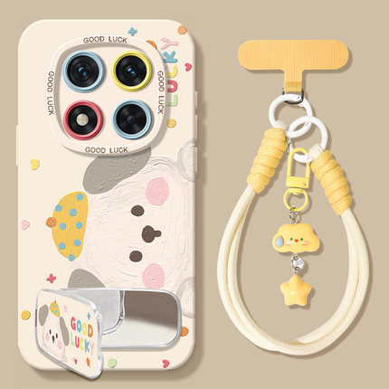 适用红米note14手机壳turbo4pro新款小米note15pro/13/12/10/9手链8全包11tpro十redmi男10x套r外12c云狗pro+