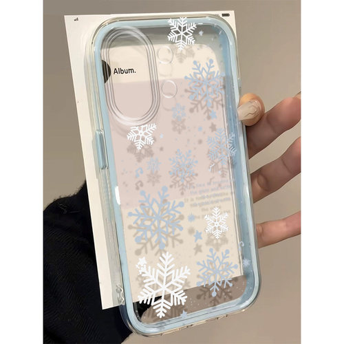 撞色二合一透明软胶保护