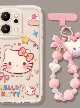 卡通KT猫适用oppoReno14手机壳新款reno12pro透明11镜头7se全包rone9防摔oppo硅胶reno8保护7套6系列5女4