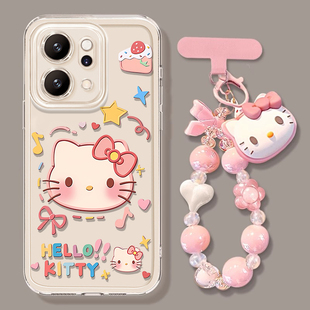 卡通KT猫适用oppoReno14手机壳新款reno12pro透明11镜头7se全包rone9防摔oppo硅胶reno8保护7套6系列5女4