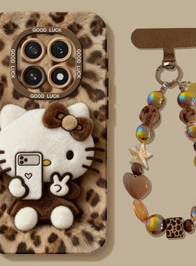 适用oppoa5pro手机壳a6新款oppoa6gt硅胶a3挂绳a2pro手链a1全包a11防摔a97/a95豹纹KT猫咪a93s女a92s保护套