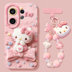 适用vivos30手机壳s30promini新款s20硅胶vivo挂绳s19KT猫s18全包s17防摔s162026凯蒂猫s15/s12女s10e保护套