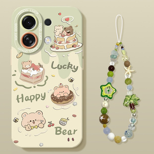 适用oppok13turbo手机壳全包k12s防摔k11/k10活力版k9s新款k12x女oppo男k7潮op外k10por手链plus套k5奶熊pro