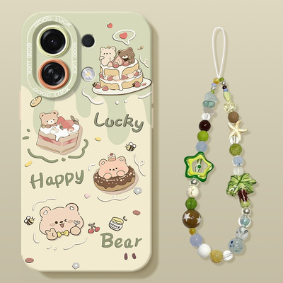 适用oppok13turbo手机壳全包k12s防摔k11/k10活力版k9s新款k12x女oppo男k7潮op外k10por手链plus套k5奶熊pro