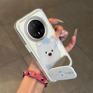 女保护40e套 支架高西狗50e简约m40硅胶30软70pro 适用华为mate70air手机壳全包mate60pro防摔mt新款 plus透明