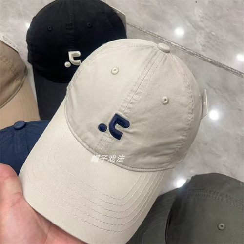 潮牌纯棉深帽碗刺绣逗号个性显脸小男女秋百搭可调低调软顶棒球帽