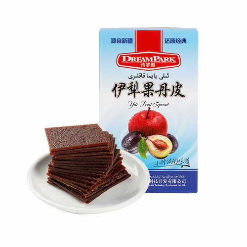诗梦园Dream Park伊犁果丹皮西梅苹果味200g新疆特产休闲零食果脯