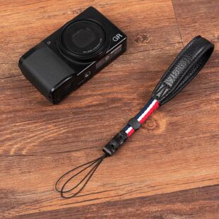 tusksty原创相机手绳适用索尼M3M456m7理光GR234牛皮防丢手腕带