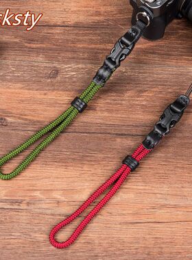 Tusksty原创微单黑卡7理光GR34相机手带挂绳富士莱卡快拆相机腕带