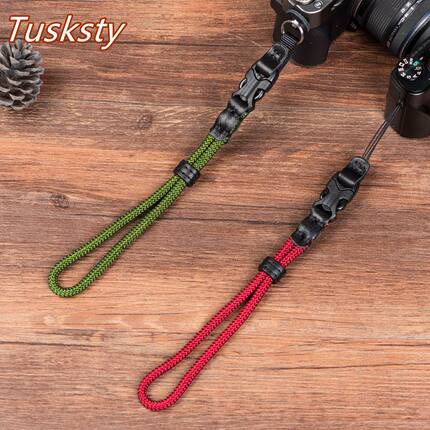 Tusksty原创微单黑卡7理光GR34相机手带挂绳富士莱卡快拆相机腕带