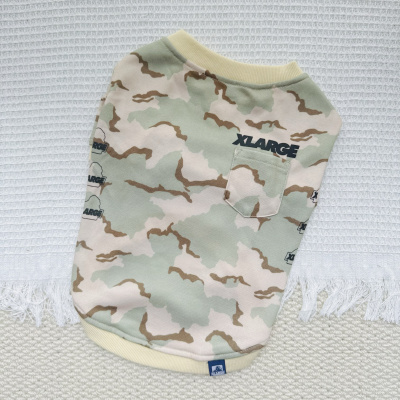 日单X-large户外运动风迷彩宠物狗狗卫衣雪纳瑞柴犬杰克罗素小狗