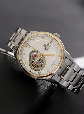 正品名牌依波手表男15010117自动机械表运动休闲男士奢华金表1501