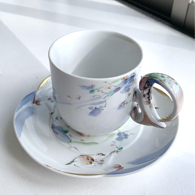 德国梅森Meissen陶瓷咖啡杯Sabine wachs春夏秋冬数量很少