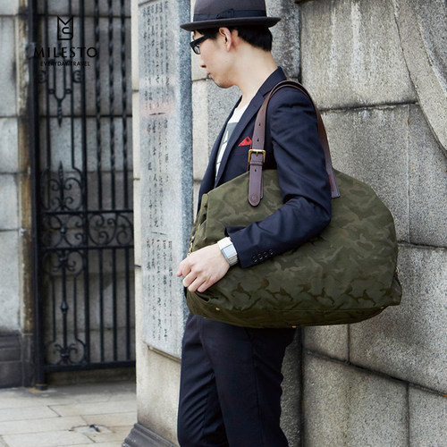 日本高级轻奢单肩手提旅行包45L