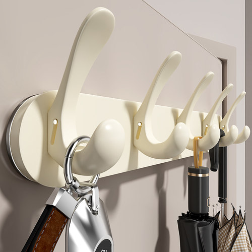 吸盘门后挂钩排钩挂衣架