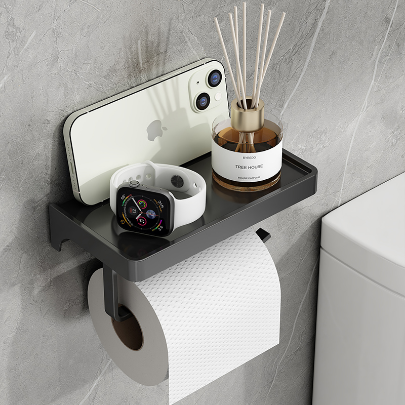 法路易纸巾架免打孔多功能收纳