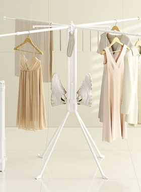 章鱼晾衣架落地折叠阳台家用不占地方的八爪鱼晒衣架移动晾晒神器