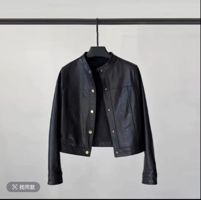 722海宁真皮皮衣女短款皮夹克机车服皮衣外套女