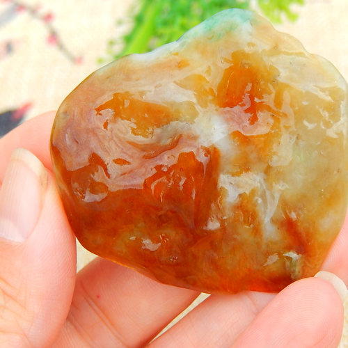 翡翠毛料玉石色料冰种原石明料手镯芯飘绿飘花红翡牌子紫罗兰挂件