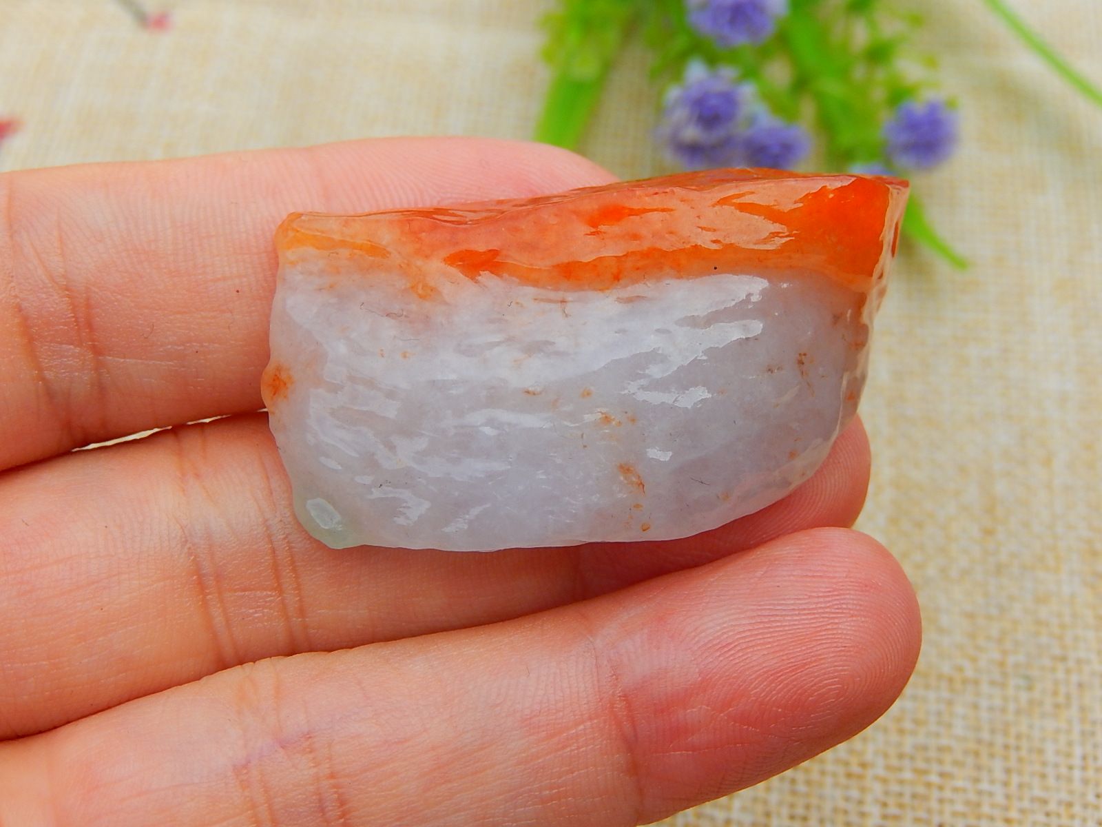 翡翠毛料玉石色料冰种原石明料手镯芯飘绿飘花红翡牌子紫罗兰挂件