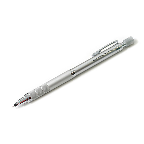 日本uni三菱0.5mm金属自动铅笔