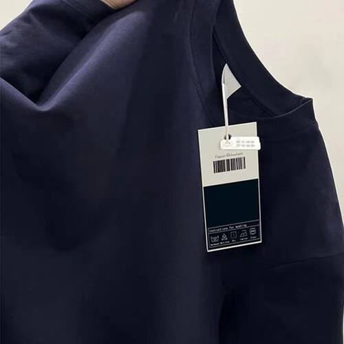重磅纯棉短袖T恤男女宽松休闲