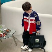 童装 春秋款 休闲儿童运动外套中大童潮 2026新款 男童棒球服外套秋装