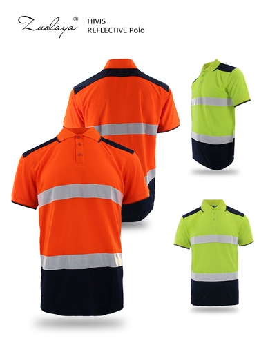 Светоотражающая летняя быстросохнущая футболка с коротким рукавом