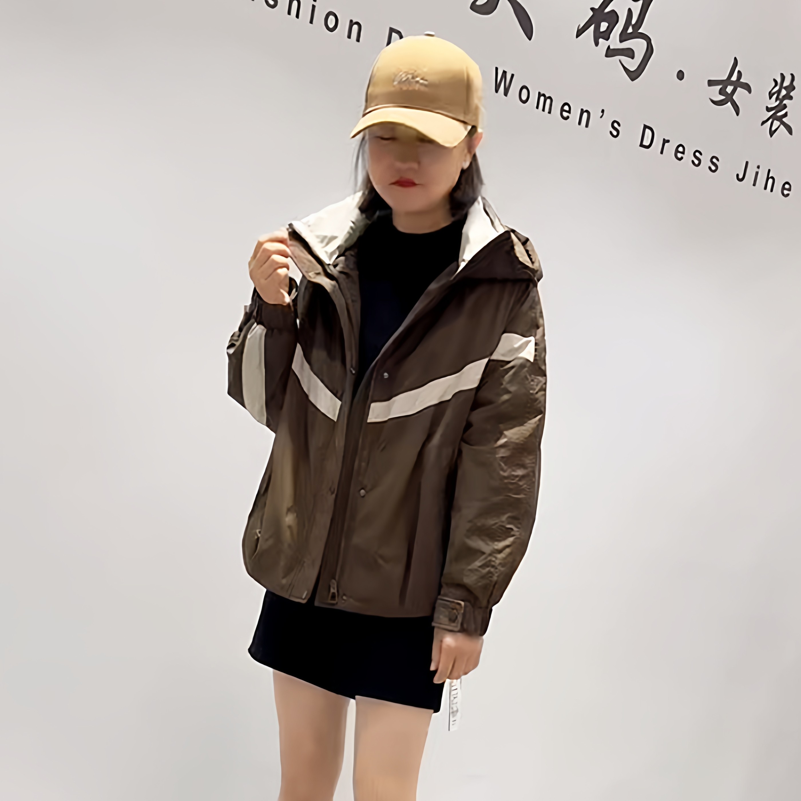 大码女装冬季冲锋衣棉衣外套