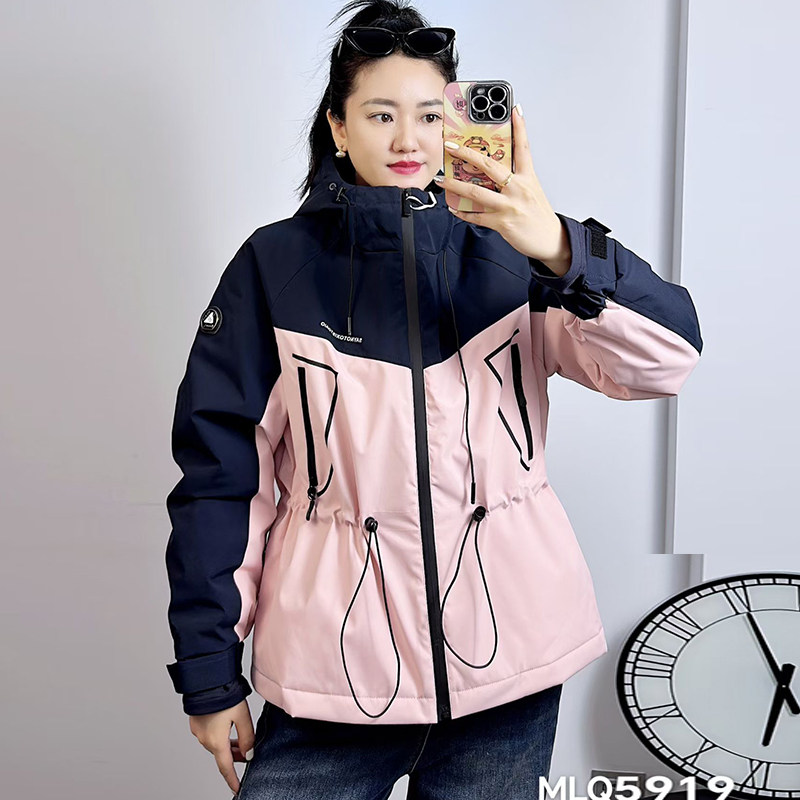 大码女装冬季棉衣冲锋衣防风服