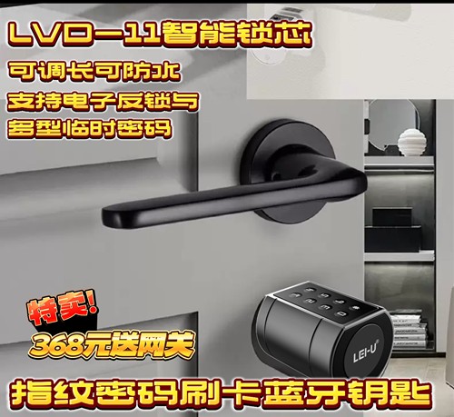 中国欧规蓝牙指纹密码锁