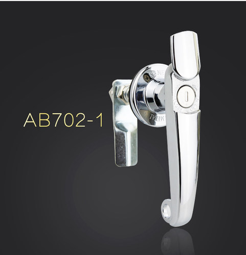AB702-1铅封把手锁韩国电柜挂锁日本电柜门锁亮光把手锁现货供应