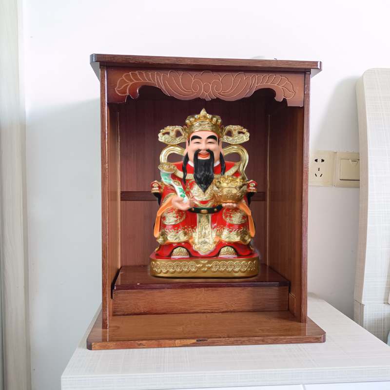 菩萨关公财神佛龛供桌香案摆放柜