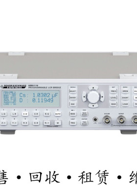R&S罗德与施瓦茨HM8118 HMC8012 HM8012 HM8123 HMC8015LCR桥仪表