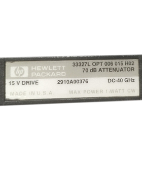 HP惠普33327L 33320A 33322B H G 33321D 33324K 33326步进衰减器