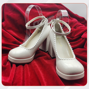 CGCOS动漫服装 BanGDream 丸山彩 礼服 cos 鞋子 配件
