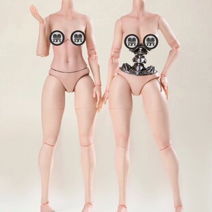 预售定金True1Toys1/6半机械可动女素体 白肌色 中胸&大胸 EC3020