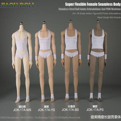 现货JIAOUDOLL 岚 1/6  JOK-17A 可拆脚健美 精瘦男兵人包胶素体