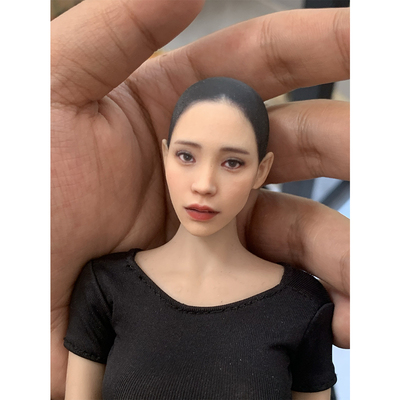 现货 1/12 1/6 桃奶木香奈 超写实女兵人头雕成品现代美女模型