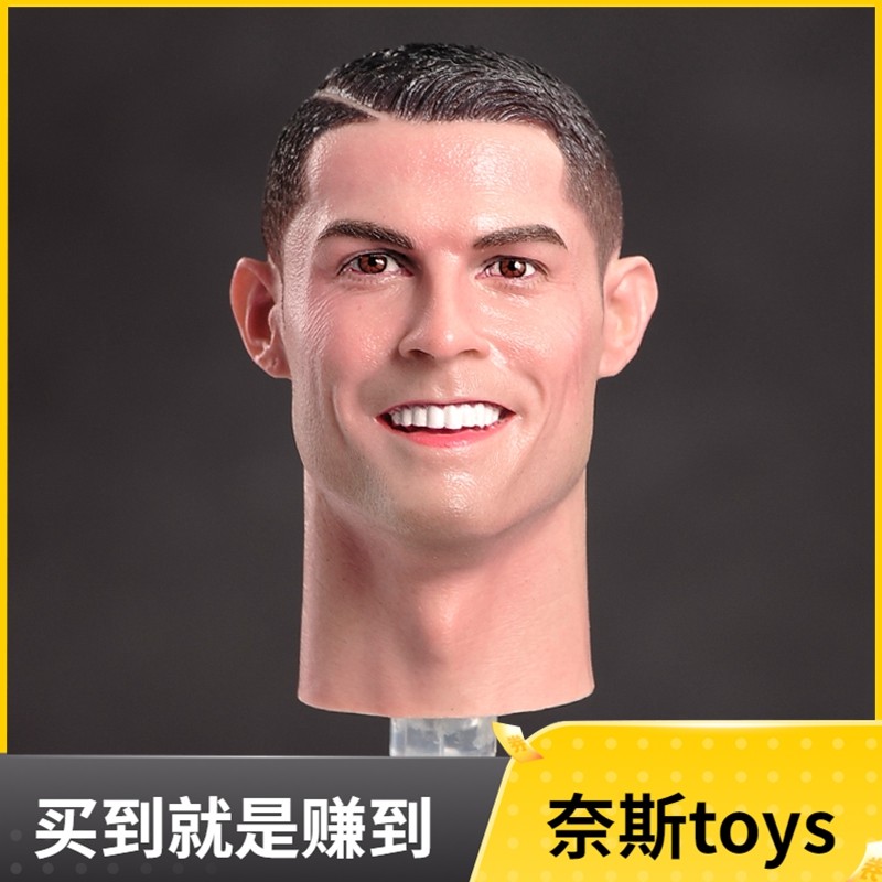 1/6潮流 兵人 足球明星 克里斯蒂亚诺 罗纳尔多 C罗 头雕 现货