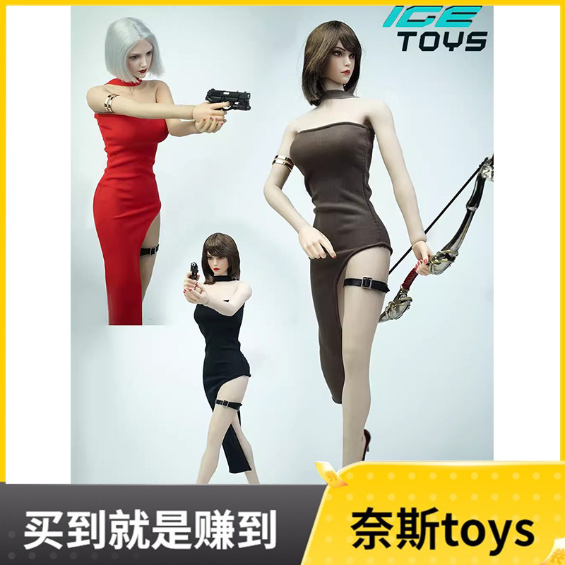 1/6战术裙子礼服包胶素体战斗装