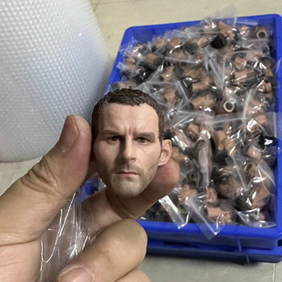 现货 1/6兵人男头雕瑞恩·吉格斯可动人偶模型适合12寸包胶男素体