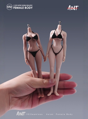 现货  ANT 1/12 N306  可动人偶女素体健美运动版素体 兵人手办