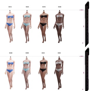 S01 S02 S09钢骨女素体白肤色 PH1 现货 S07 S06 TBLeague S04