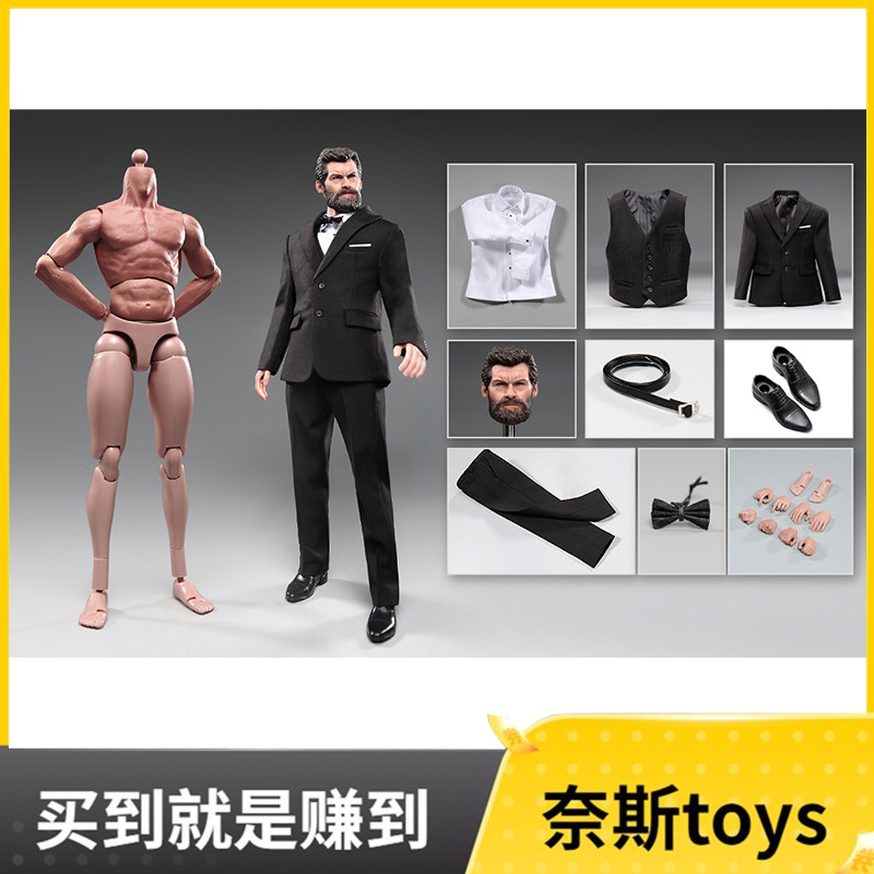 DIY 1/6金刚狼 罗根休杰克曼 老狼 狼叔老年版可动兵人偶手办模型