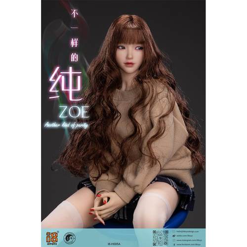 现货   i8toys 1/6 小纯  I8-H005ABCDE 可动眼头雕 女兵人头雕