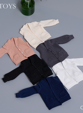 预售定金 CDTOYS CD096 1/6女兵人针织开衫 JK学生装外套 暗扣款