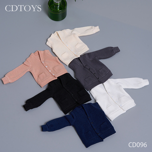 预售定金 CDTOYS CD096 1/6女兵人针织开衫 JK学生装外套 暗扣款